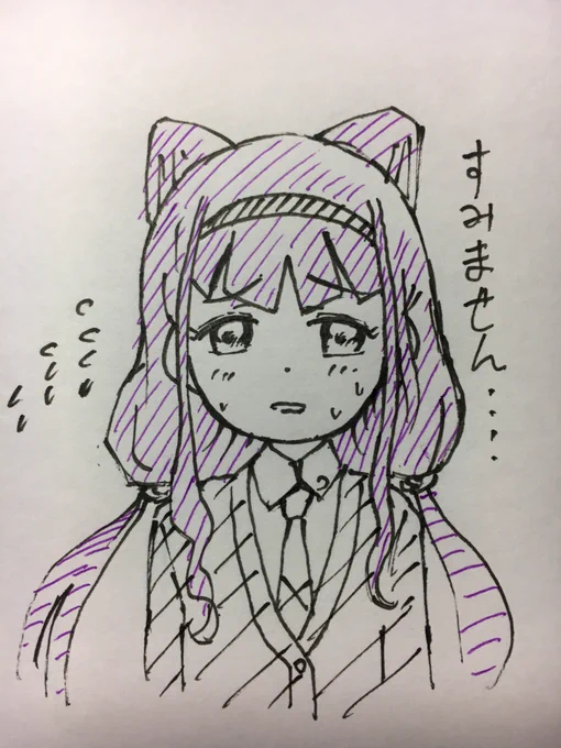 #作画カロリーの低い作品を上げようぜ
謝ルールー 