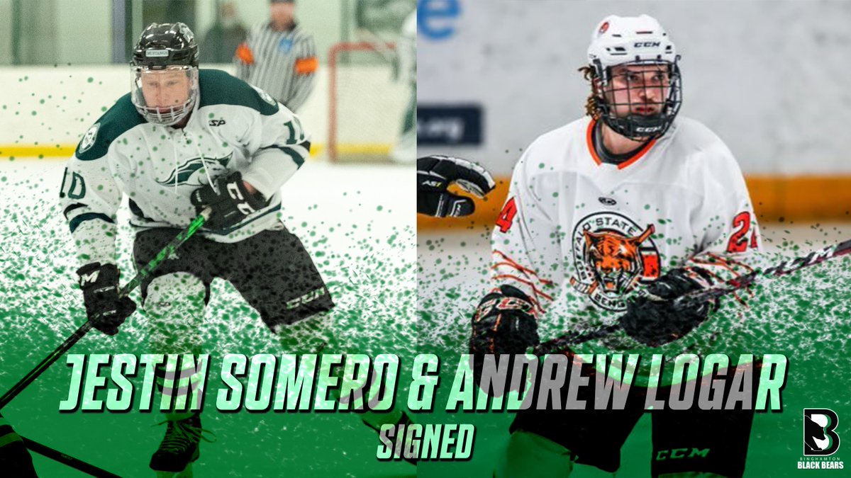 The Black Bears have signed forwards Jestin Somero and Andrew Logar for the remainder of the 2022-23 season. 

Full Release: binghamtonblackbears.com/news/binghamto…