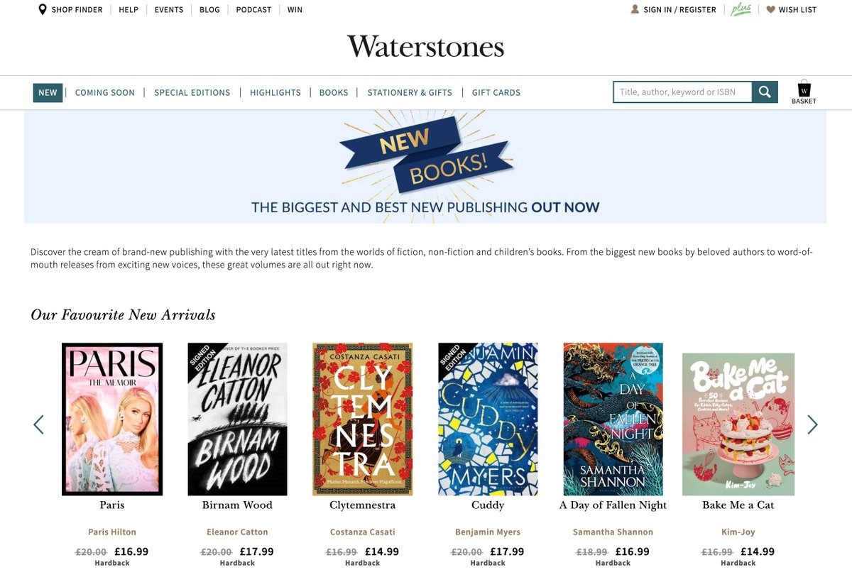 Paris Hilton (@parishilton) on Twitter photo WOW! It's so exciting to see my memoir listed as one of <a href="/Waterstones/">Waterstones</a>' Favorite New Arrivals. "Paris: The Memoir" is out TODAY! Order your copy at the link in my bio. 💫 📕 WOW! It's so exciting to see my memoir listed as one of <a href="/Waterstones/">Waterstones</a>' Favorite New Arrivals. "Paris: The Memoir" is out TODAY! Order your copy at the link in my bio. 💫 📕