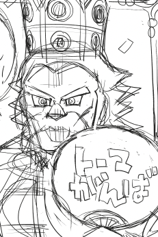 たまに何描いているんだろうって正気に戻るんですけど、でも描き始めるとまた楽しく狂い始める、、トーマもアンちゃんも好きですけどスタンプ父もめっちゃ好き 