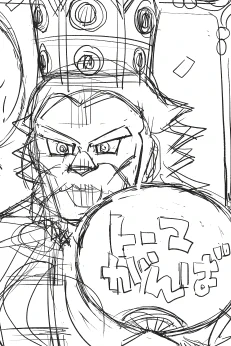 たまに何描いているんだろうって正気に戻るんですけど、でも描き始めるとまた楽しく狂い始める、、トーマもアンちゃんも好きですけどスタンプ父もめっちゃ好き 