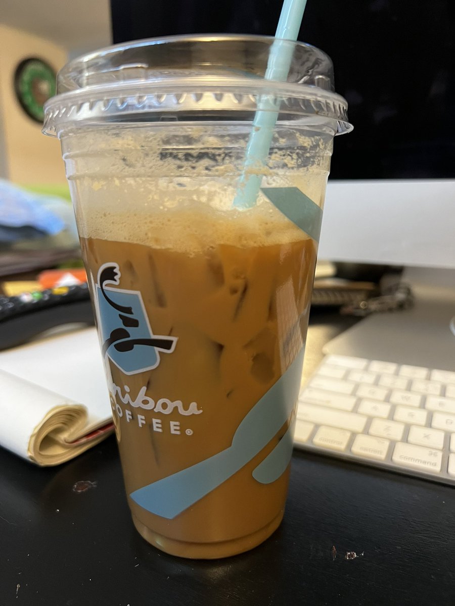 teeganloy's tweet photo. Haven’t had a drink yet… not a great way to start the day @cariboucoffee 🤨 https://t.co/mc1n8hEmqd