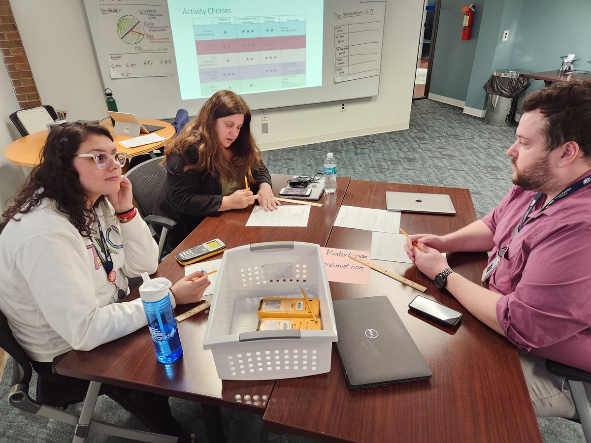 ParadigmSchools's tweet image. In recognition of #PiDay, the APS staff explored historical methods for approximating pi. They explored the many ways to think about mathematical ideas and the important work that diverse #mathematicians have contributed throughout history.

#happypiday #math #education