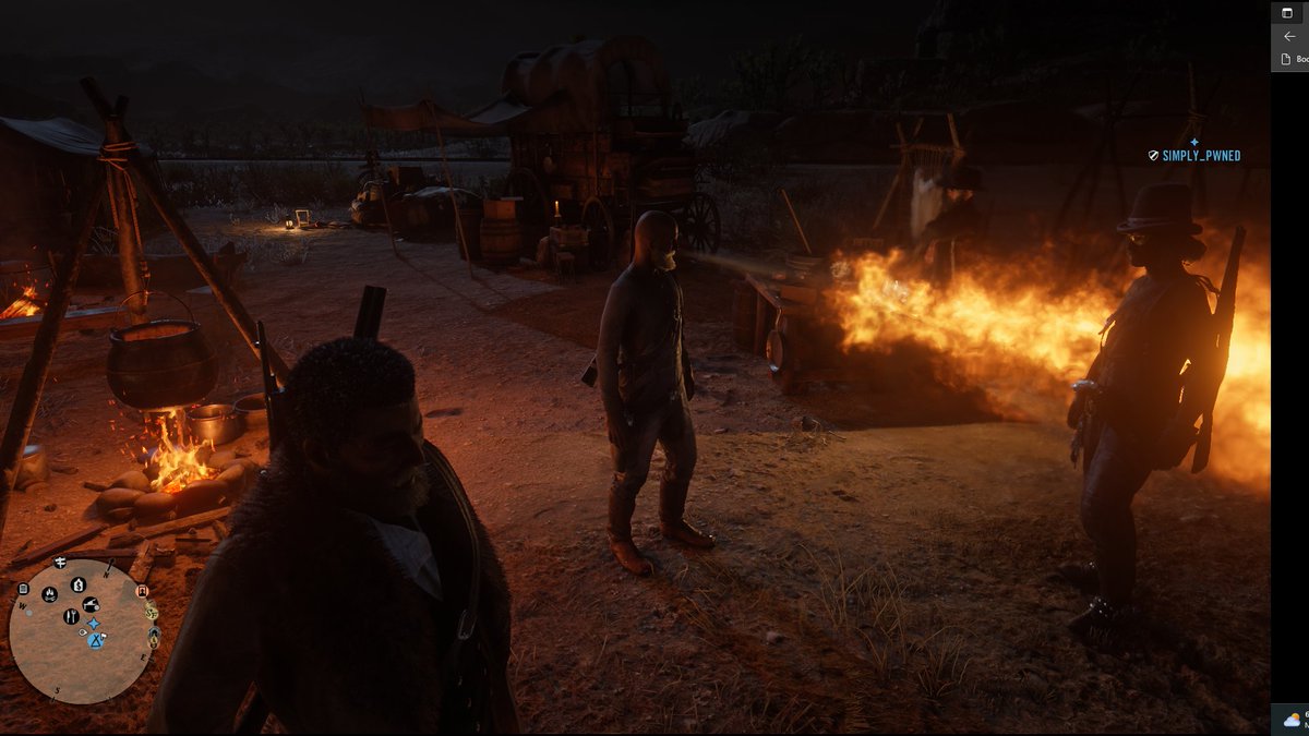 ray3473's tweet image. Yo @JeffGignac I told you that chili was hot! 
🤣🔥🔥
#RedDeadOnline #modhack 
@Simply_Pwned @_Ryzak_ @CrowRezin @DismalGaming @DaviDean_Wilson @Dandroid__ 
@Ravenanime70 @makerofchaos12 @radrguy87