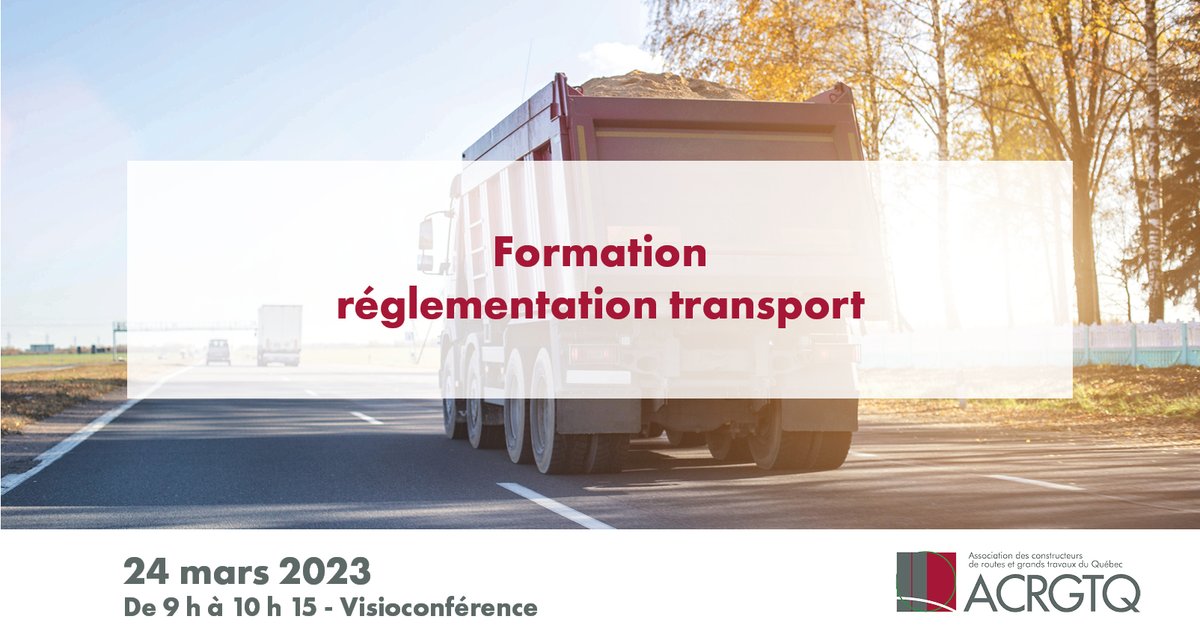 Se tenir au fait des nombreuses modifications réglementaires en matière de transport est essentiel pour tout propriétaire ou exploitant de véhicules lourds.
bit.ly/3Lnz3Vq