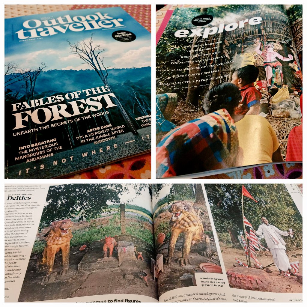 deepanwita_t's tweet photo. Thanks @oltraveller for sending me the copy. Glad to be part of this journey on forest & conservation.
#forestfables #sacredgroves #intforestday @incredibleindia #Marchissue https://t.co/9QZfbOJFaH