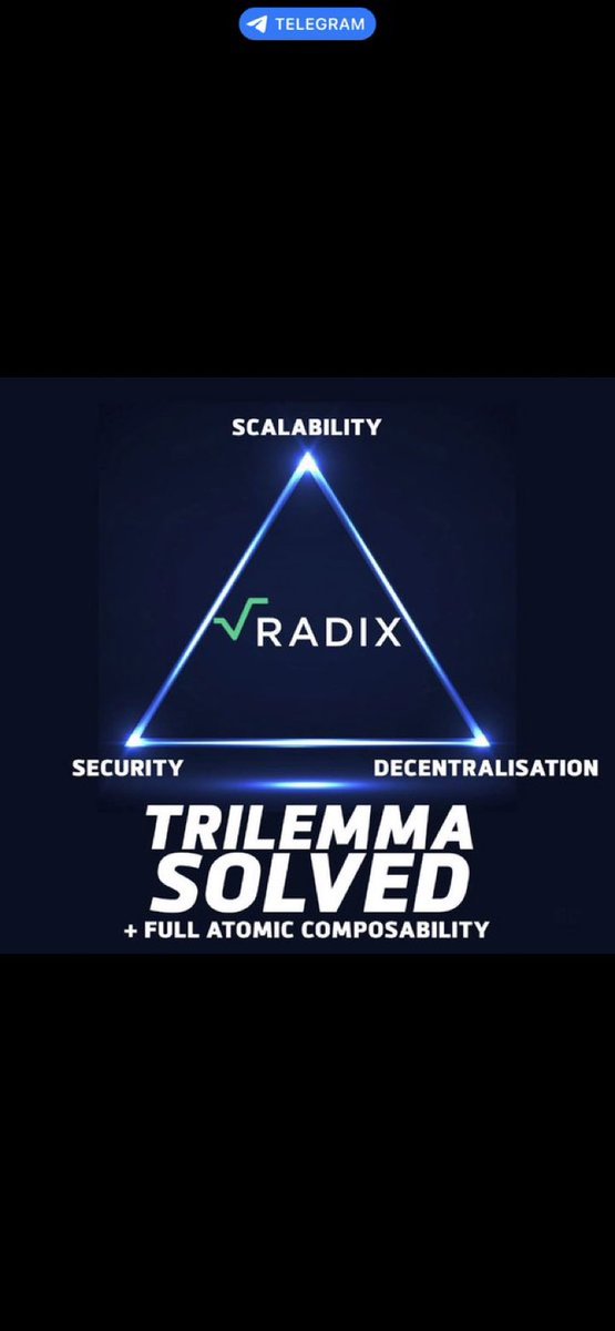 Dittersdorf1's tweet photo. THIS is the Solution for #DeFi
Join the #Radix Community and learn more about #RadixEngine and #Babylon
#BTC #ETH #SOL #AVAX #HBAR #Web3 https://t.co/fmvsiXDHQ3