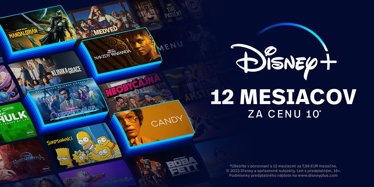tipli_sk's tweet photo. Disney+ je novou streamovacou platformou na Tipli!😍 Získajte 12 mesiacov za cenu 10 a sledujte svoje obľúbené filmy či seriály.🍿🎥 Exkluzívne na Tipli navyše získate 10 € späť z ročného predplatného.🎉 https://t.co/n2JhDjKAXz
