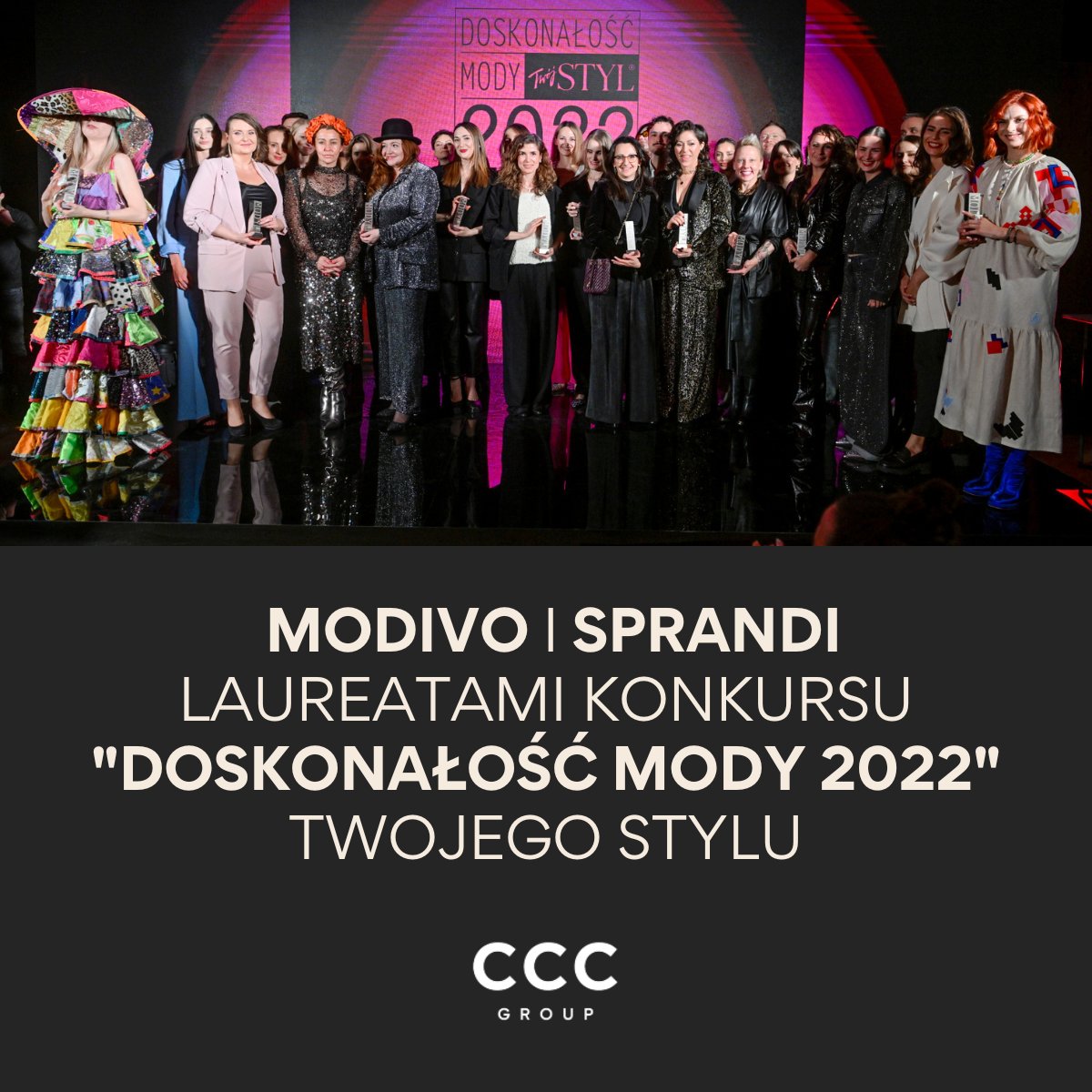 GrupaCCC's tweet photo. #MODIVO i #Sprandi laureatami konkursu Doskonałość Mody 2022 miesięcznika Twój STYL! Kampania na sezon jesień-zima 2022/23 marki MODIVO została uznana „Kampanią Roku”. Sprandi otrzymało nagrodę w kategorii „Kreatywna promocja kampanii” za działania wokół kampanii „Take a Breath”. https://t.co/MjdIsxqU3J