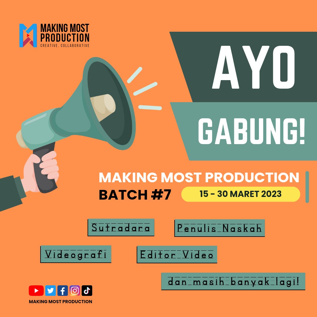 Making Most Production tweet media