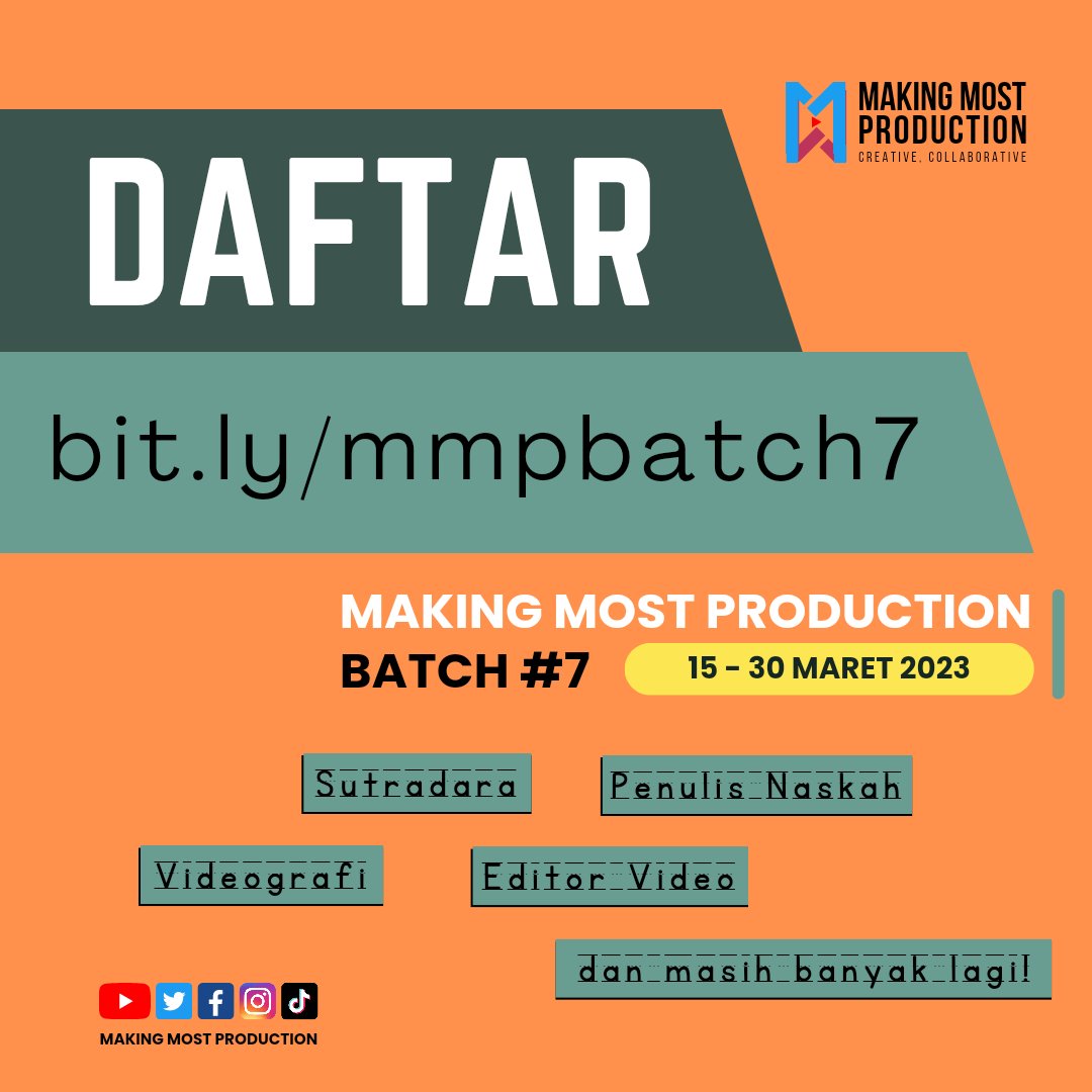 Making Most Production tweet media