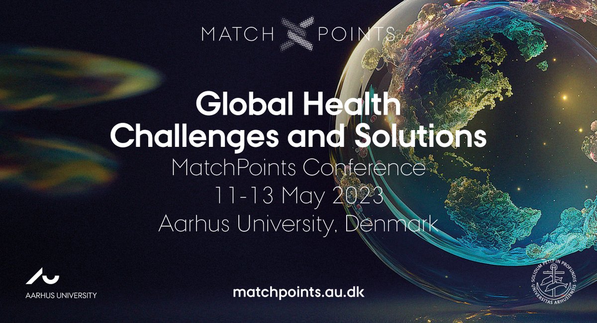 AUHCardio's tweet photo. The #MatchPoints23 is approaching!
📌 Aarhus University, #HealthAU
🗓️ 11-13 May 2023
🔗https://t.co/cI1TLeuB7t
Deadline for registration is 26 April 2023!
#GlobalHealth #Cardiovascular #Challenges #Solutions #Conference @AarhusUni_int @AarhusUni https://t.co/t2IsMZlAST