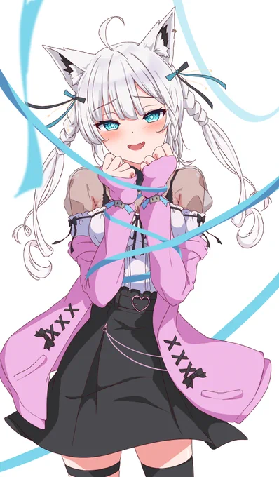 ホワイトなデーということだったので。#絵フブキ「ホワイトブリニャン」 