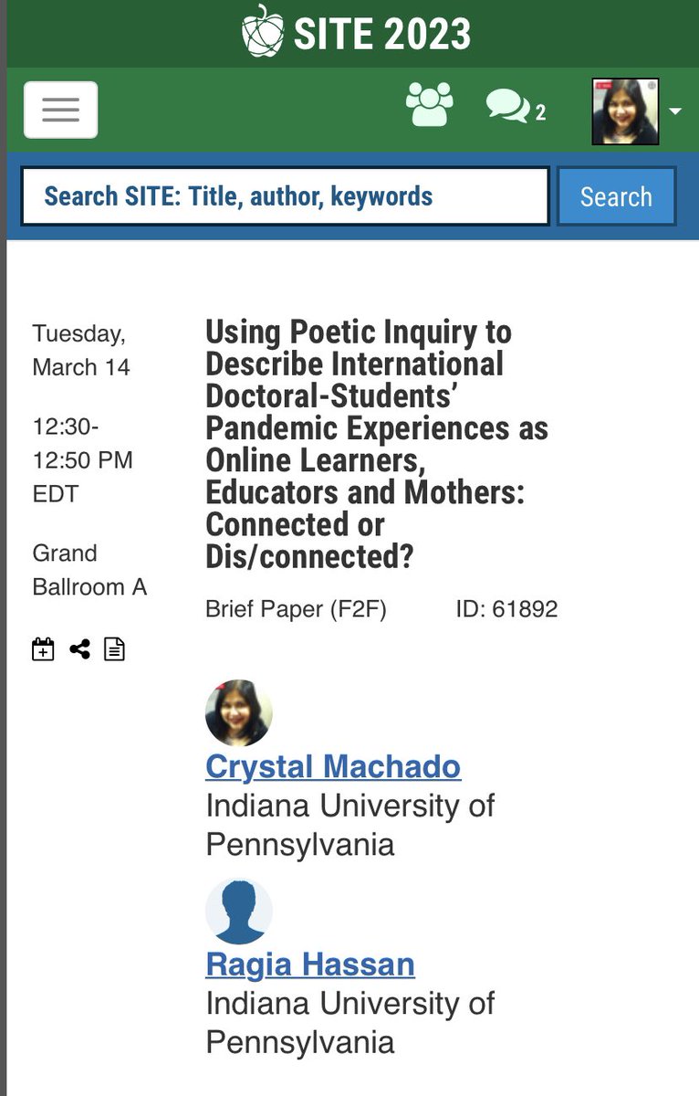 cmachado3's tweet image. #SITE23 join us today.