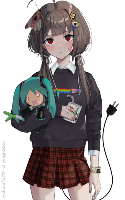 ヾ(゜□゜꩜) #vickillust #イラスト 