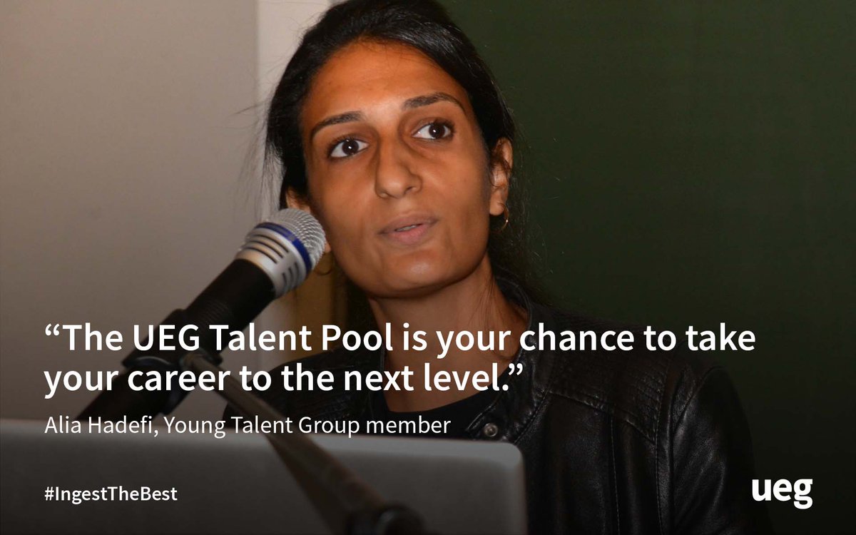 my_ueg's tweet photo. Do you dream of being a young co-chair at #UEGWeek 2023 in Copenhagen? Then you should apply for the Talent Pool by March 30! https://t.co/O12hgcKAaR @aliahadefi
#weareUEG #myUEGcommunity https://t.co/Qxt3nSCjWV