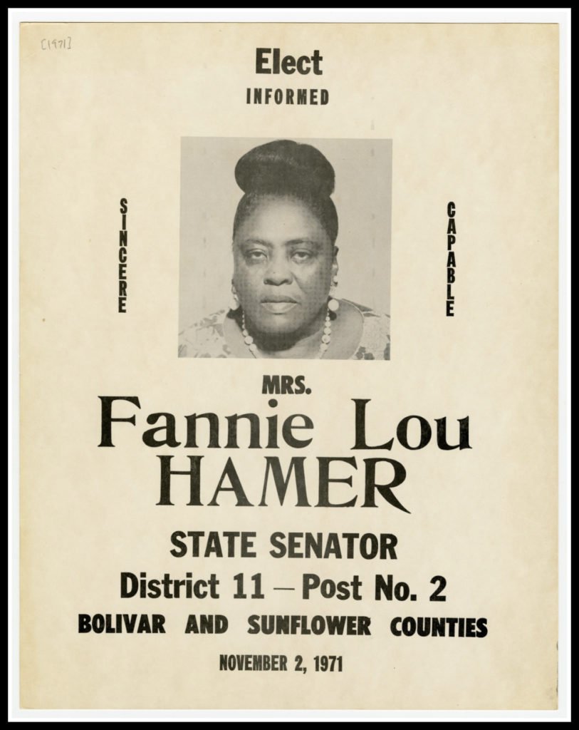 IPS_DC's tweet photo. “If I fall, I'll fall five feet four inches forward in the fight for freedom. I'm not backing off.”

Rest in power to organizer, civil rights leader, and vice-chair of the Freedom Democratic Party Fannie Lou Hamer, who passed away on this day in 1977. 🕊️ #WomensHistoryMonth https://t.co/KN4JA9luhc