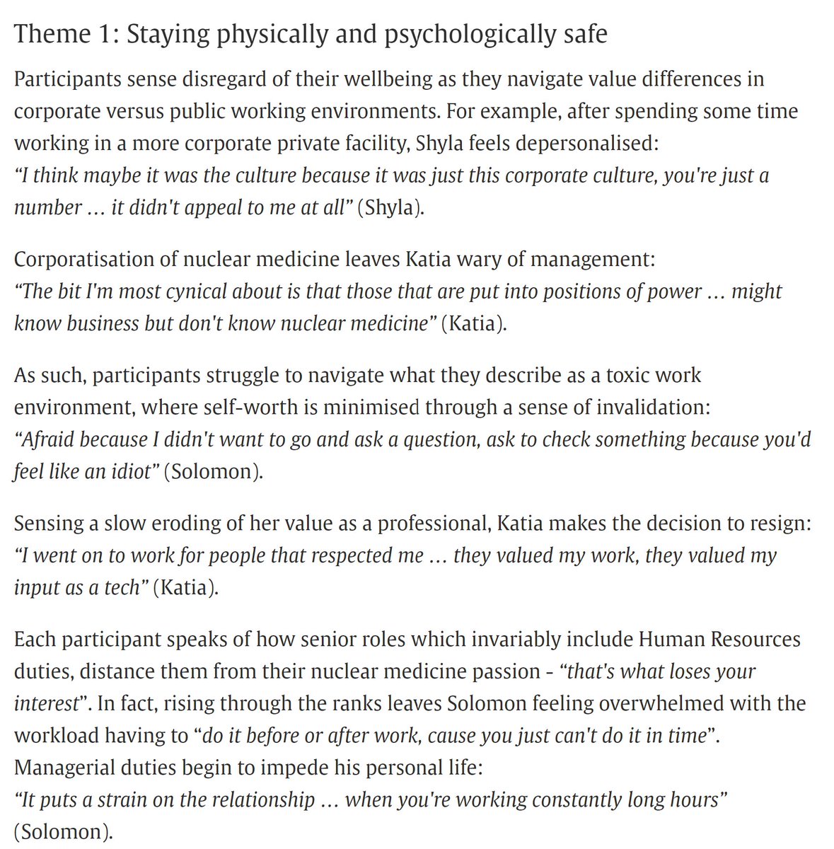 📰📯 NEW ARTICLE IN PRESS!
Systemic disregard, demoralising occupational burnout, protective maturity: The ‘lived’ experience of nuclear medicine technologists and the impact of COVID-19
✍️ Melissa Shields, Daphne James, Lynne McCormack
🔗 jmirs.org/article/S1939-…