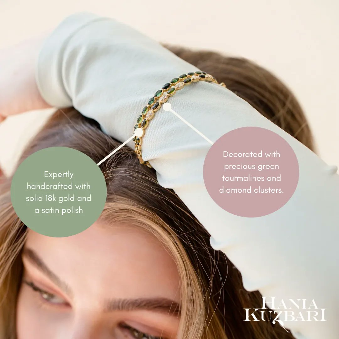 Gift your Mum instant opulence this #MothersDay with glowing green tourmalines and diamond clusters. For our U.K. and Middle East communities, Mother's Day is round the corner (and we offer complimentary express global shipping!). buff.ly/3ZzEMvr 

#jewelry #handcrafted