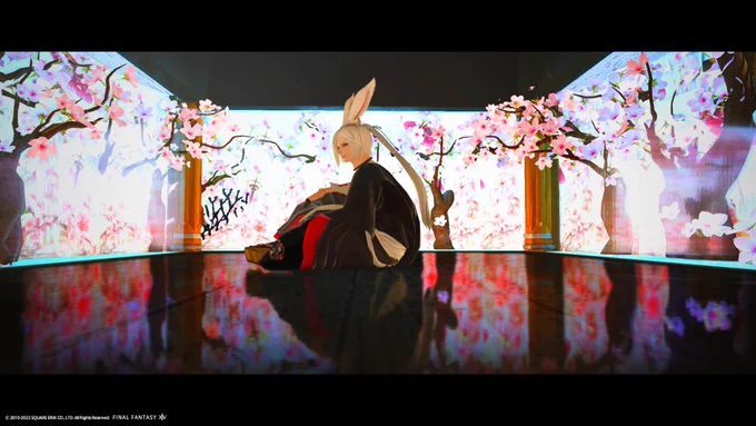 とても好きだった桜鏡面が、帰ってきて下さった〜!!桜が咲いてる〜!光の中の桜のようにも、鏡の世界の中のようにも思えてくる、この床の色の美しさよ…

🌸Gaiaデュラミスト3トップマスト1-62
#studio_mielikki 