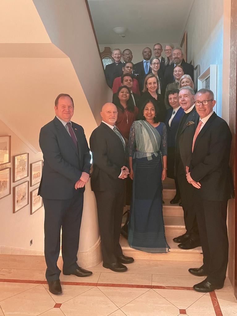 AnnaClunes's tweet photo. Commonwealth Ambassadors gathered today to celebrate Commonwealth day and our shared values - peace and justice, tolerance, respect and solidarity, care for our environment, and for the most vulnerable among us. Thank you to all! https://t.co/kvv19t9pwS