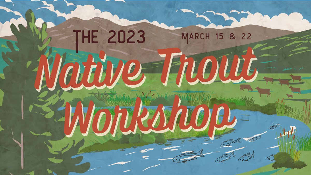 TUCanada1's tweet photo. It is your LAST CHANCE to sign up for the first session of the 2023 Native Trout Workshop, Living &amp; Working Near Water, starting tomorrow from 7:00 pm - 8:30 pm (MDT). Remember, this is an online workshop, and it is FREE!

Follow this link to register: https://t.co/T2lTl39ZwJ https://t.co/xLTdHMI0iW
