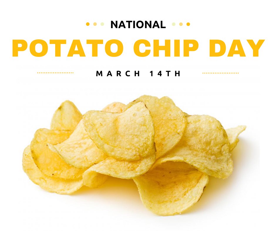 Dalsorb's tweet image. Today is #NationalPotatoChipDay. Celebrate America’s #1 snack food by enjoying a bag of crispy, crunchy potato chips!

#snacks #potatochips #potatochipday #batchfried #kettlecooked #frynancial #dalsorb