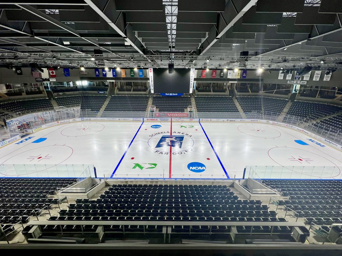 Fargo Force on Twitter "NCAA Tournament ice is in🤩 Click the link to