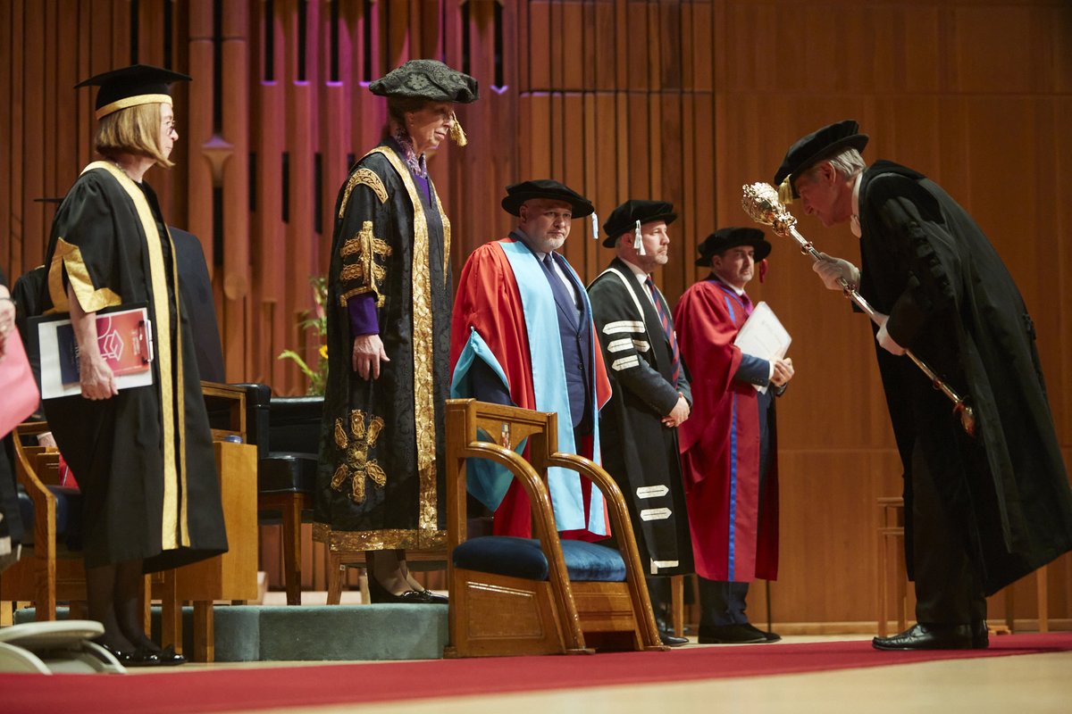 The Chancellor of the University of London, HRH The Princess Royal at our graduation ceremony alongside our leadership team
