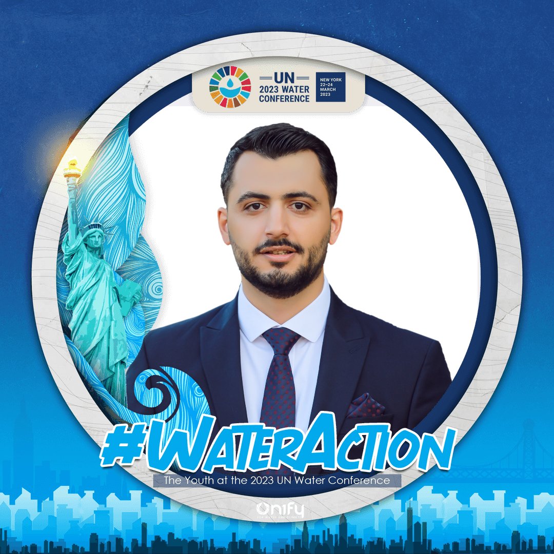The world is coming to New York for the UN 2023 Water Conference, and the #youth is actively taking part in this historic gathering.
I am Peshang from Kurdistan, one of the voices from across the world amplifying water action for a livable and sustainable future.