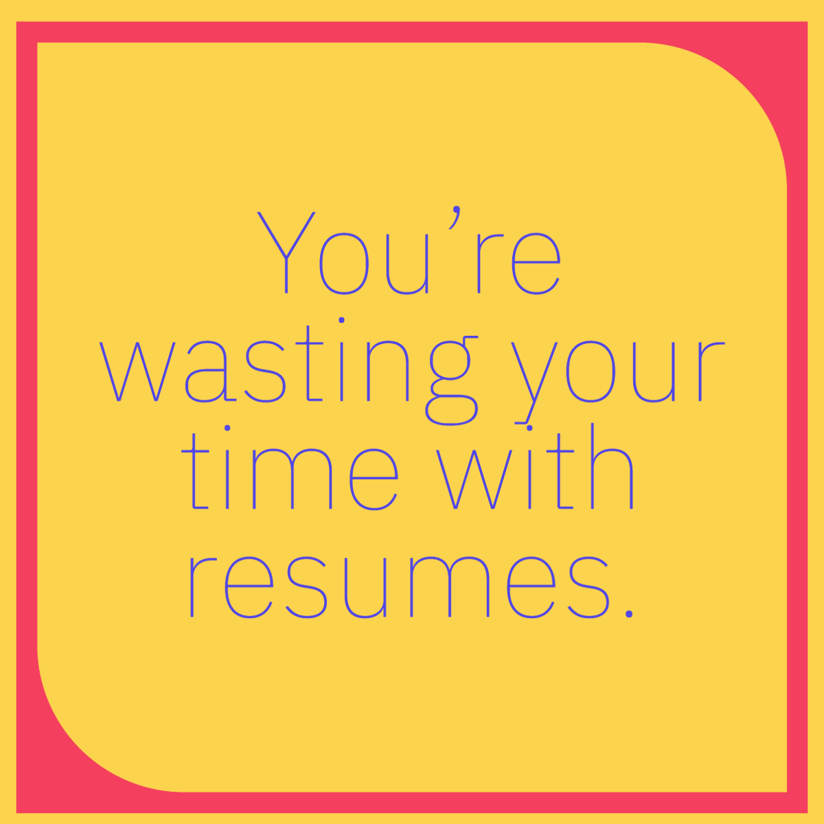 Jobwardcom's tweet photo. Most hiring teams waste time sifting through irrelevant resumes. With Jobward, every resume is relevant and in the same easy-to-scan format. https://t.co/8Bod9rztDB