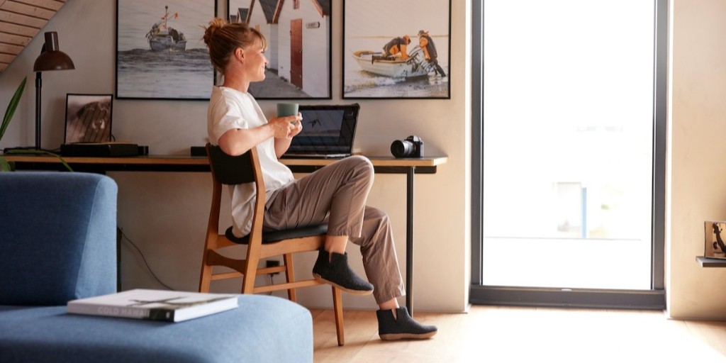 "Best ever. I’ve always worn moccasins as indoor slippers but was tired of wearing them out quickly. The wool and amazing construction proves these to be much better quality. I love wool so I can’t believe I didn’t switch sooner!" - Charmaine