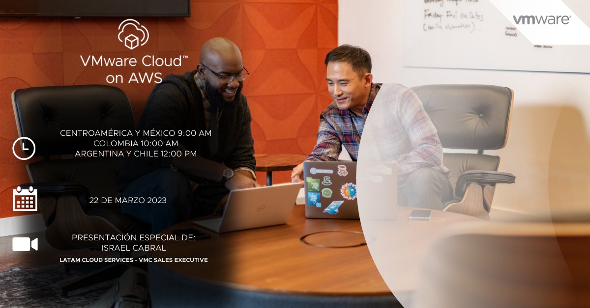 OCM_IT's tweet photo. Participe en nuestro taller virtual y conozca como VMware permite que los clientes se modernicen a su propio ritmo con una interrupción mínima de las actividades comerciales. Enter Link to Registration Page https://t.co/epOBhkcIWY