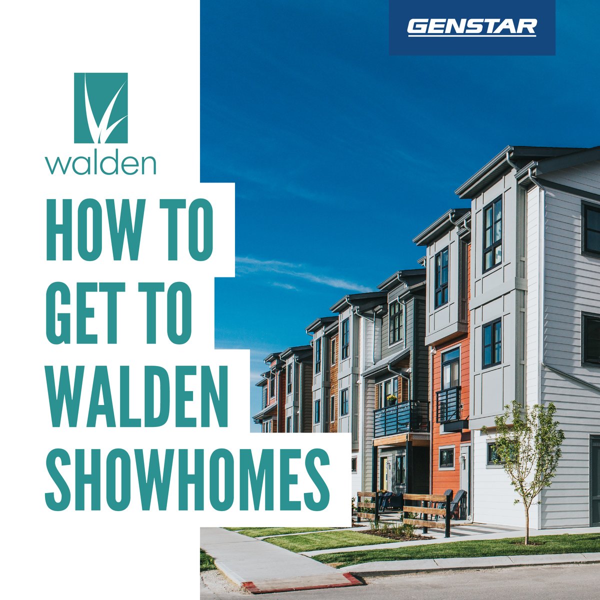 GenstarCanada's tweet photo. Drive through our developed community and arrive at our show homes nestled amongst our developed SE Calgary community! With all the amenities and facilities right at your fingertips, you won't have to wait for them to be built. 

Come experience the Walden way of life today! https://t.co/mgnV4O2x2B