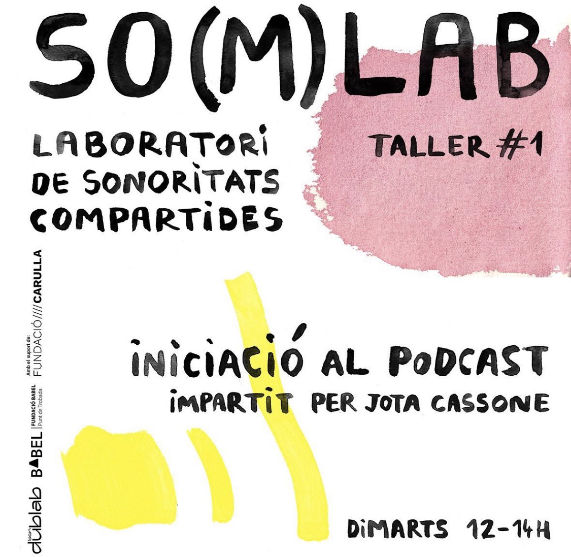 dublabes's tweet photo. Avui hem fet el primer taller de producció de podcasts de #SOMLAB amb participants de més de 7 nacionalitats diferents. Un projecte dissenyat per @babelpde i #dublabBCN i guanyador del #PremiFrancescCandel de @FundacioCarulla
#laculturatranstorma 🦋
✏️ Martina Manyà https://t.co/OG60gPL2sr