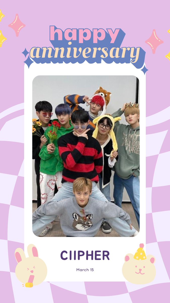 CIIPHERMY's tweet photo. Selamat menyambut ulang tahun yang ke 2 Ciipher 🎉🎉
#싸이퍼2주년_영원히_빛날_우리 #TWOgetherForeverwithCiipher @RAIN_Ciipher https://t.co/z2rJBvO2RE