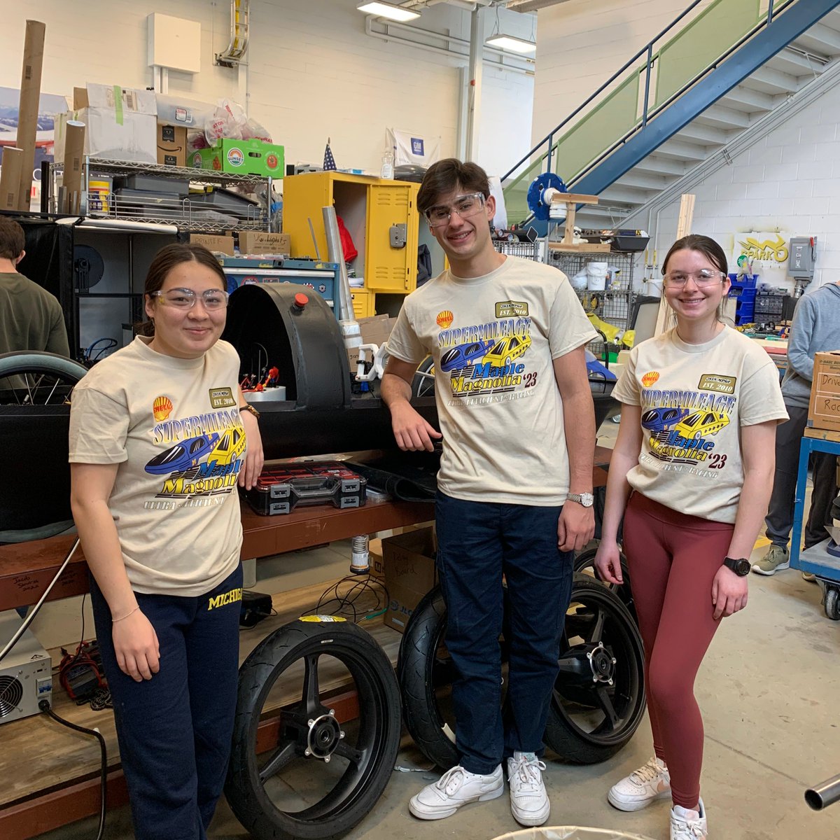 Rise and shine everyone! It's #GivingBlueDay! Donate today to Supermileage towards the development of our Urban Concept and Prototype vehicles! Our members are ready to celebrate the day with our new sponsor shirts! A huge thanks to all of our sponsors this year!