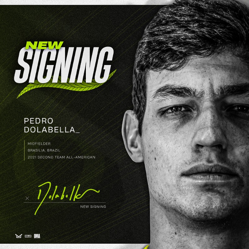 Union_Omaha's tweet photo. ✍️ Adding some Brazilian flair to the midfield 🇧🇷

Help us welcome 2022 @MLSNextPro Best XI selection @PedroBeckerDola to the squad, pending league and federation approval!

#WelcomePedro