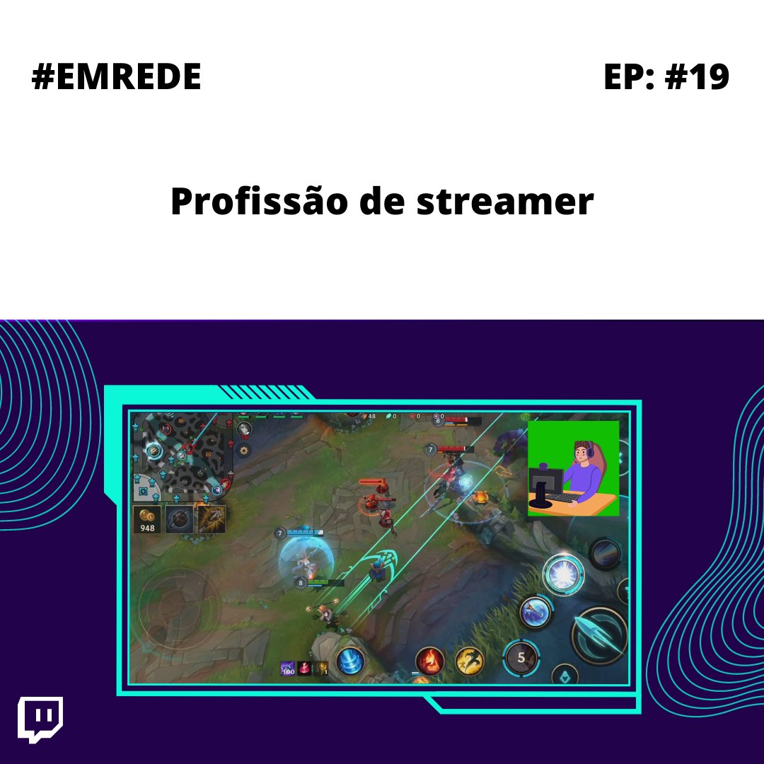 emredepodcast's tweet photo. #VOLTAMOS !! O mais novo episódio do Em Rede é sobre a profissão de #streamer , aquele que faz #lives (transmissões ao vivo) enquanto joga algum #jogo na #internet .

https://t.co/wl1PXDMINU https://t.co/aLiF5CaAe7