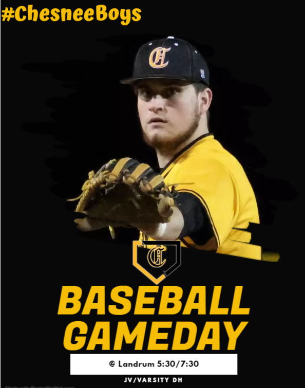 ChesneeBaseball's tweet photo. It's Gameday!!! Come Support the Eagles @ Landrum Tonight! 
JV-5:30 Varsity-7:30
#ChesneeBoys https://t.co/Eq3uFNnQKf