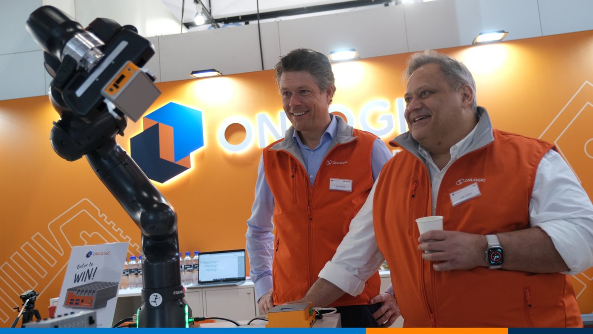 OnLogic's tweet image. It’s Day 1 of #ew23! You can find the #OnLogic team in Hall 3, Booth 239 - just look for all of the orange. We’ve got an awesome demo in collaboration with our friends at @FRANKAEMIKA, a wide range of #industrial and #embedded #computers for you to explore, and lots more!