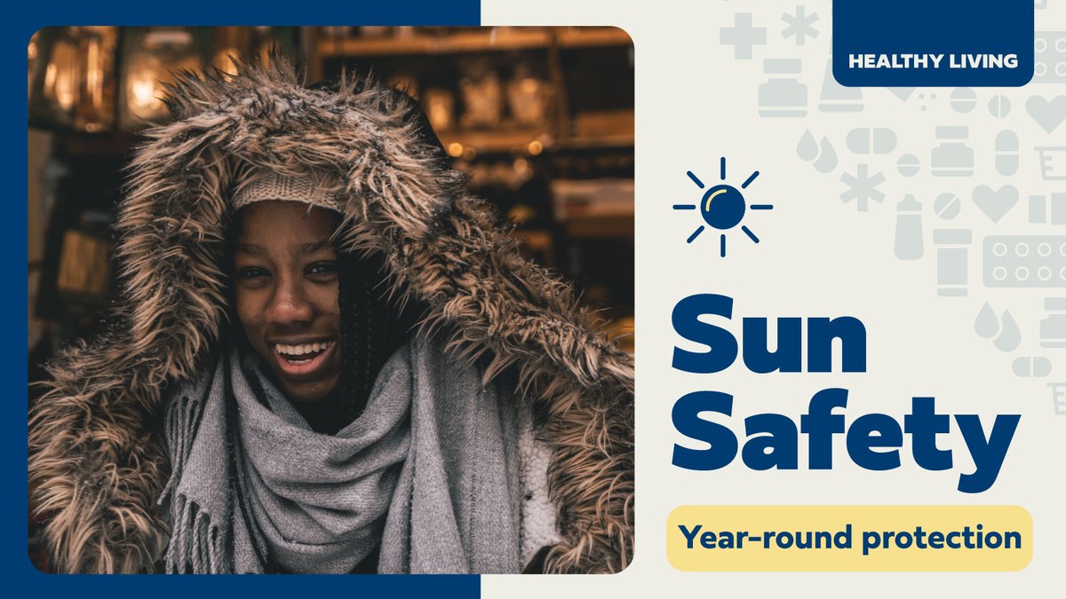 HIHSelfCare's tweet photo. Just because it’s #cold out doesn't mean you should stop practicing #sunsafety. Learn how to #protectyourskin all year long with our handy expert advice that will help keep your #skin safe – no matter the season. https://t.co/uXVvNqKwjK #selfcareconfidence #selfcare #healthinhand https://t.co/yAMWlwewCO