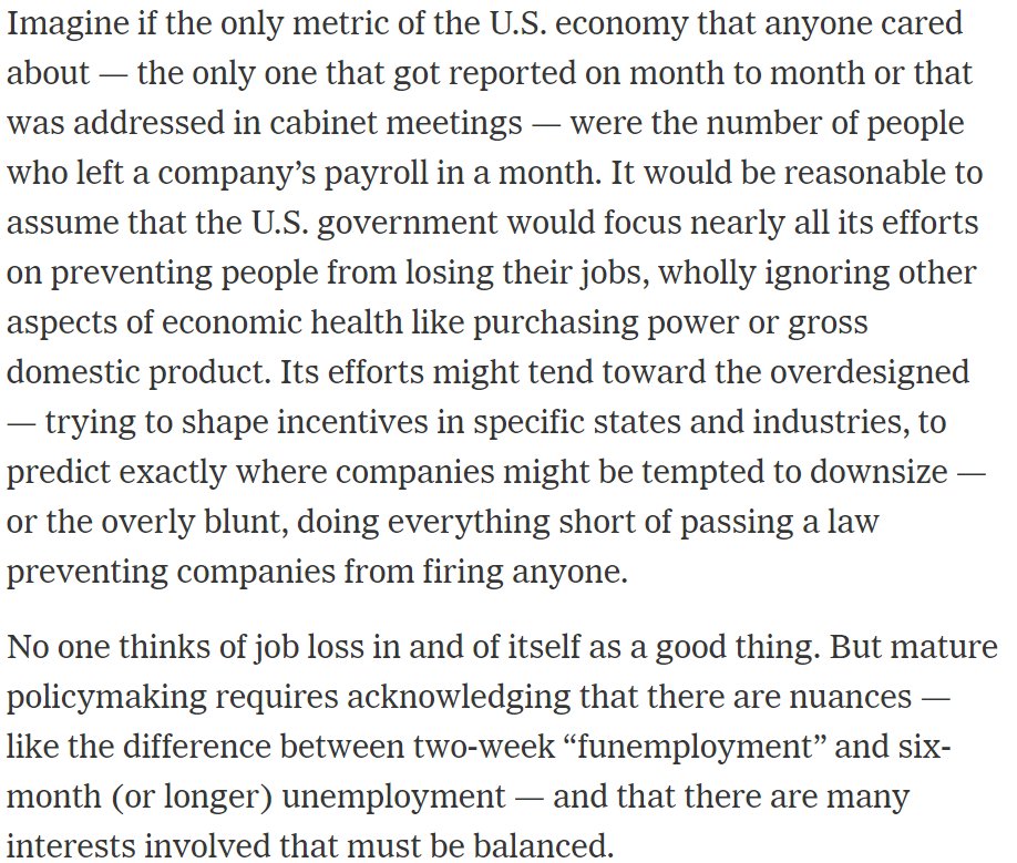 DLind's tweet photo. In the last few months I've become obsessed with the concept that measuring immigration policy based on border apprehensions is like judging the economy just based on job loss, and I'm pleased I can just post this link whenever I think about it now. https://t.co/YpmC7eEFhG https://t.co/Y4iGVJvqUv