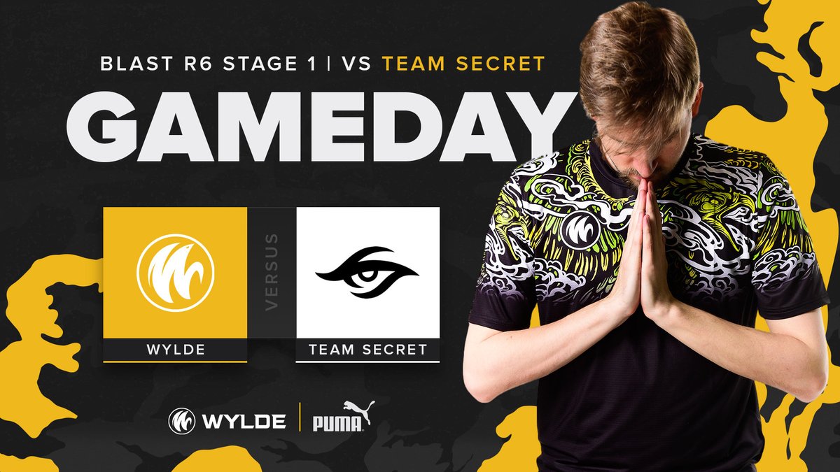 WYLDE_gg's tweet image. All eyes on WYLDE.

Tonight we play @teamsecret 

🕖 19:15 CET
📺 twitch. tv/rainbow6

#R6EUL #R6BLAST #GOWYLDE ⚡️