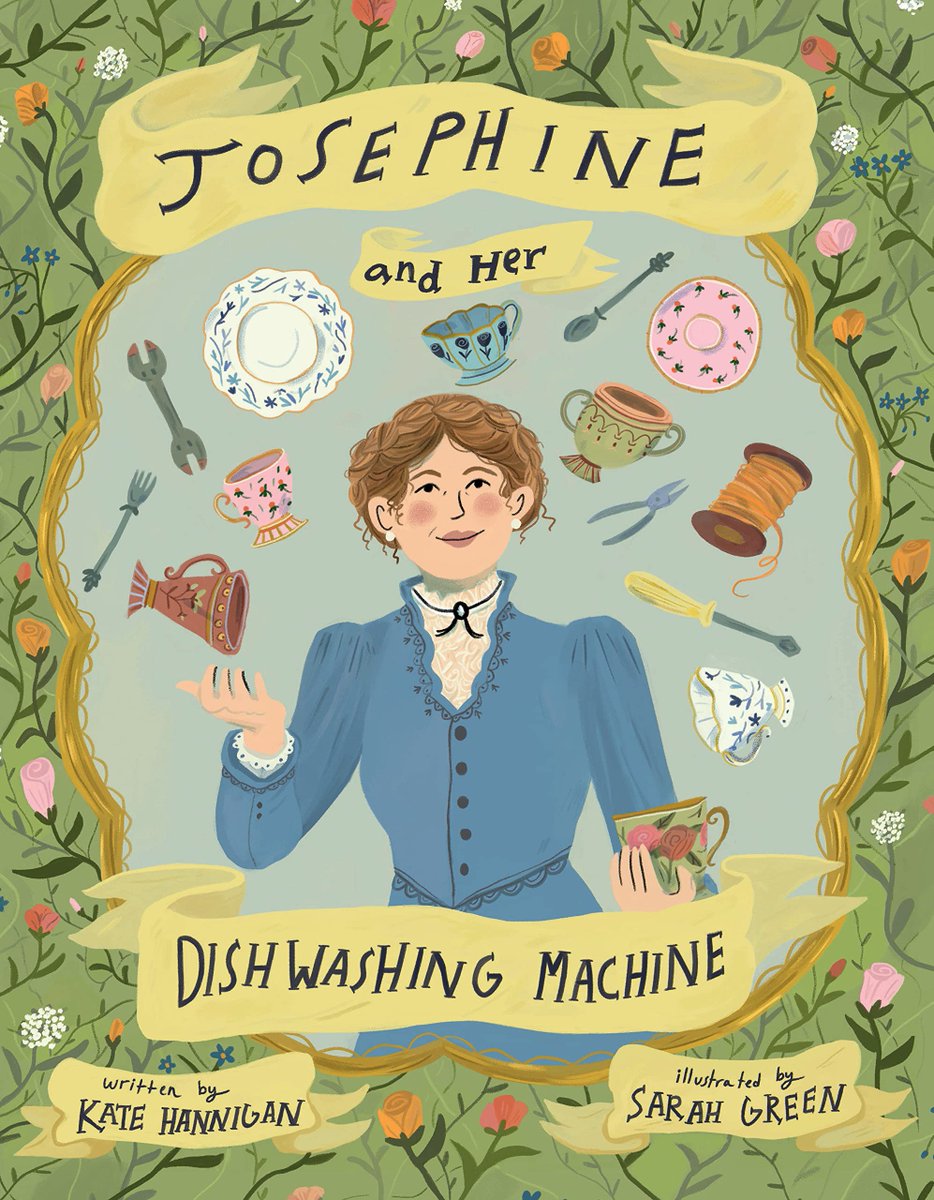 BrightAgencyUS's tweet photo. OUT NOW! Celebrate #WomensHistoryMonth with Josephine and Her Dishwashing Machine! Illustrated by #BrightArtist @s_green_bean! 🎉 
https://t.co/20ORjh4MZW | Written by Kate Hannigan | @astrapublishing | Rep'd by #BrightAgent @childbookart https://t.co/yDhxEJgvJC