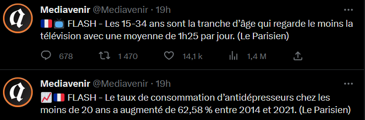 WallaceMcCain's tweet photo. Hasard du feed, à deux doigts de penser que la télé rend heureux 🤡 https://t.co/stzGPpXQWD