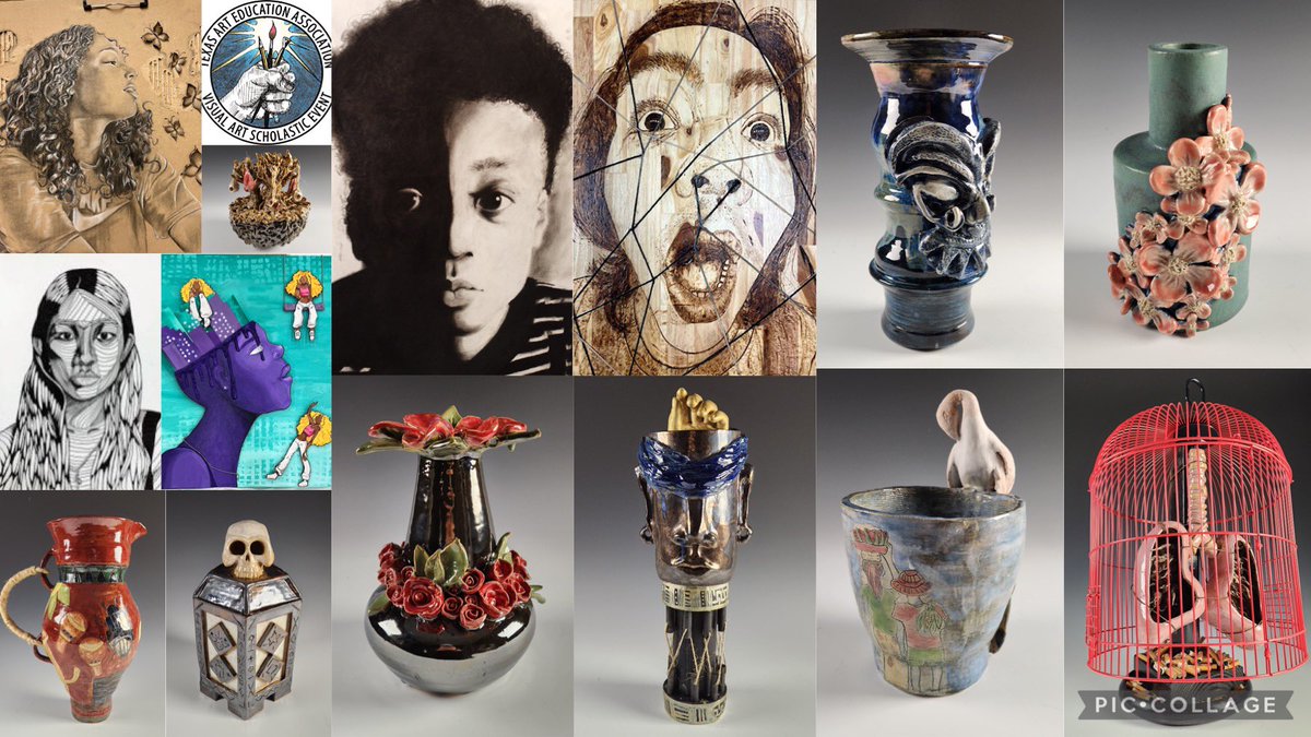 AliefISD's tweet photo. Alief ISD high School art students earned 171 regional medals, with 14 pieces advancing to the state VASE competition in April. Congratulations to the students who advanced to state! #AliefProud https://t.co/U09nR8mnOY
