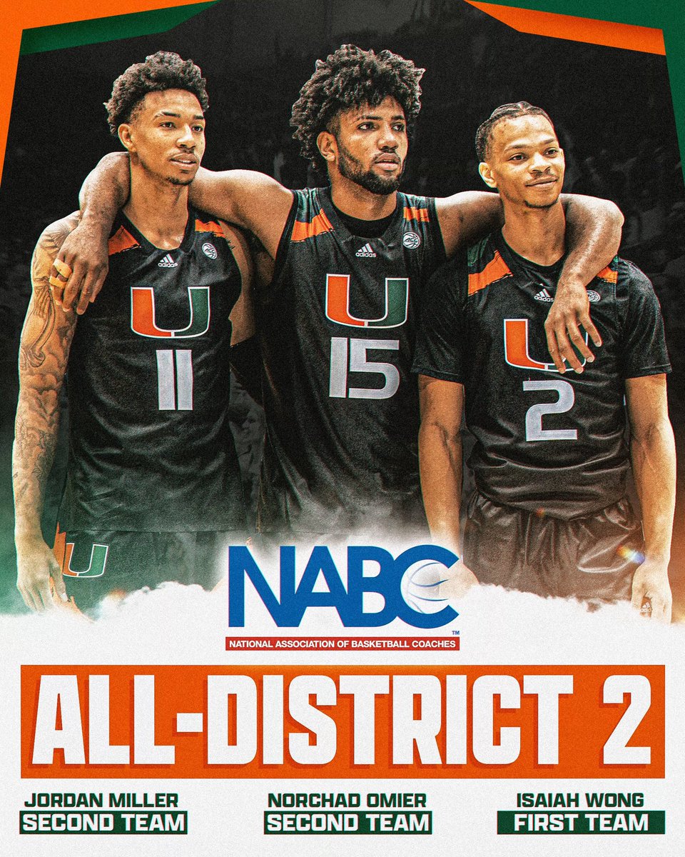 Canes Men’s Basketball on Twitter "Proud of our NABC AllDistrict 2