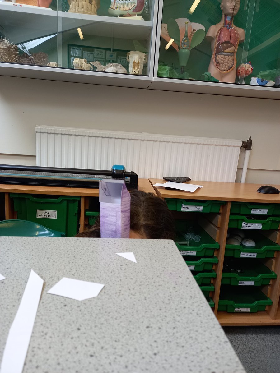 OPSScience's tweet image. Where&apos;s my class gone!? We built periscopes in the first part of our lesson to show how light rays travel and &apos;connect&apos; images to our eyes. Then we tried to take our notes using them... much fun for #BSW2023 @OPS_OratoryPrep @STEMLearningUK