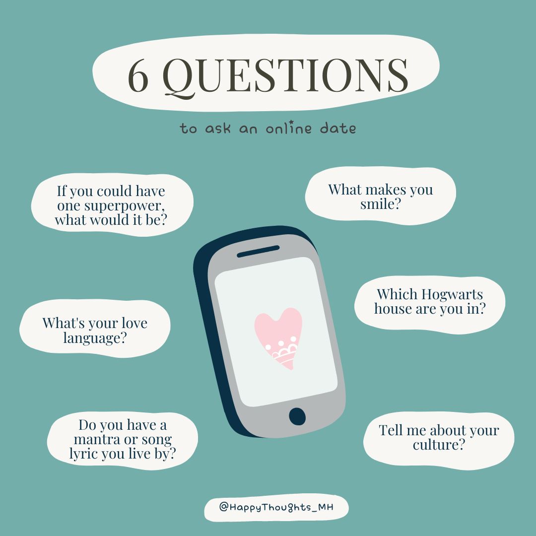 HappyThoughtsMH's tweet photo. Swipe right on conversation starters!
For those connecting online, get the conversation going
and keep the sparks flying 💕📱
#happythoughtsonly #onlinedating
#conversationstarters #gettingtoknowyou
#happyfridayyall https://t.co/dDcQwGtTXe